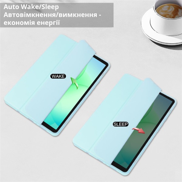 Фото - Чохол для планшету BeCover Soft Edge TPU з кріпленням for Samsung Galaxy Tab A11 SM-X133/X135 8.7" Light Blue (715562)